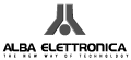 Immagine: logo Alba elettronica . progettazione grafica, agenzia di pubblicità H&P Padova.