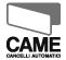Immagine: marchio CAME. realizzazione marchio e logo agenzia pubblicitaria e studio grafico Holbein & Partners di Villorba vicino Venezia e Padova.
