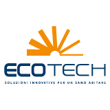Immagine Marchio Ecotech. Ideazione marchio per azienda specializzata nelle energie rinnovabili e curata graficamente dallo studio grafico Holbein Treviso.