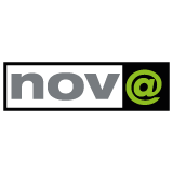 Immagine marchio Nova TV. Esempio di marchio per Brand internazionale radio televisivo con base a Zagabria (Croazia), curato dall'Agenzia Pubblicitaria europea Holbein & Partners SRL - Italy. 