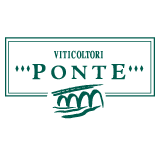 Immagine marchio logotipo Viticoltori Ponte. Grafica marchio, brand identity, studio etichette vino curata dall'agenzia di comunicazione pubblicitaria Holbein & Partners vicino a Oderzo