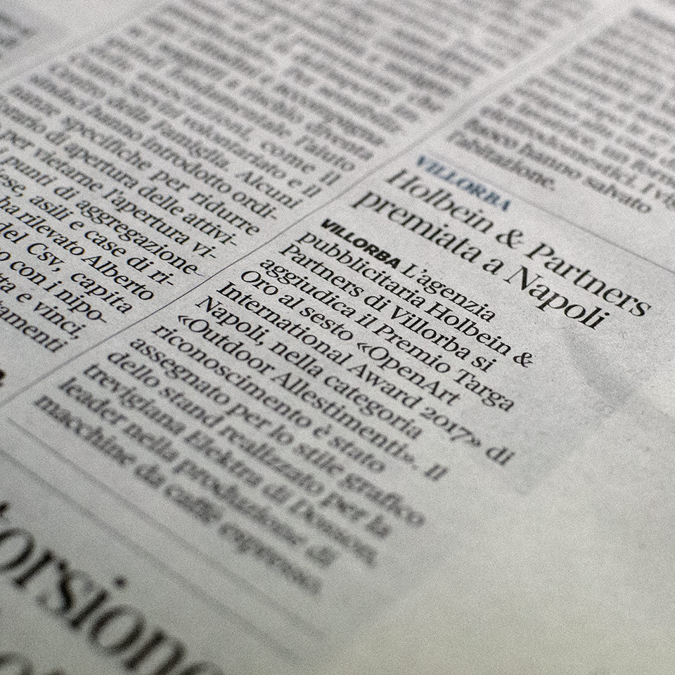 Il Corriere del Veneto scrive di Holbein & Partners
